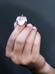 Petal Whisper Silver  Ring(FREE SIZE)