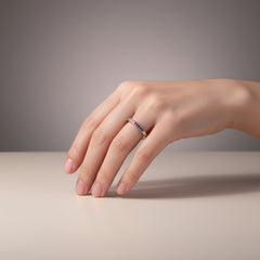 Rainbow Radiance Silver Ring(FREE SIZE)